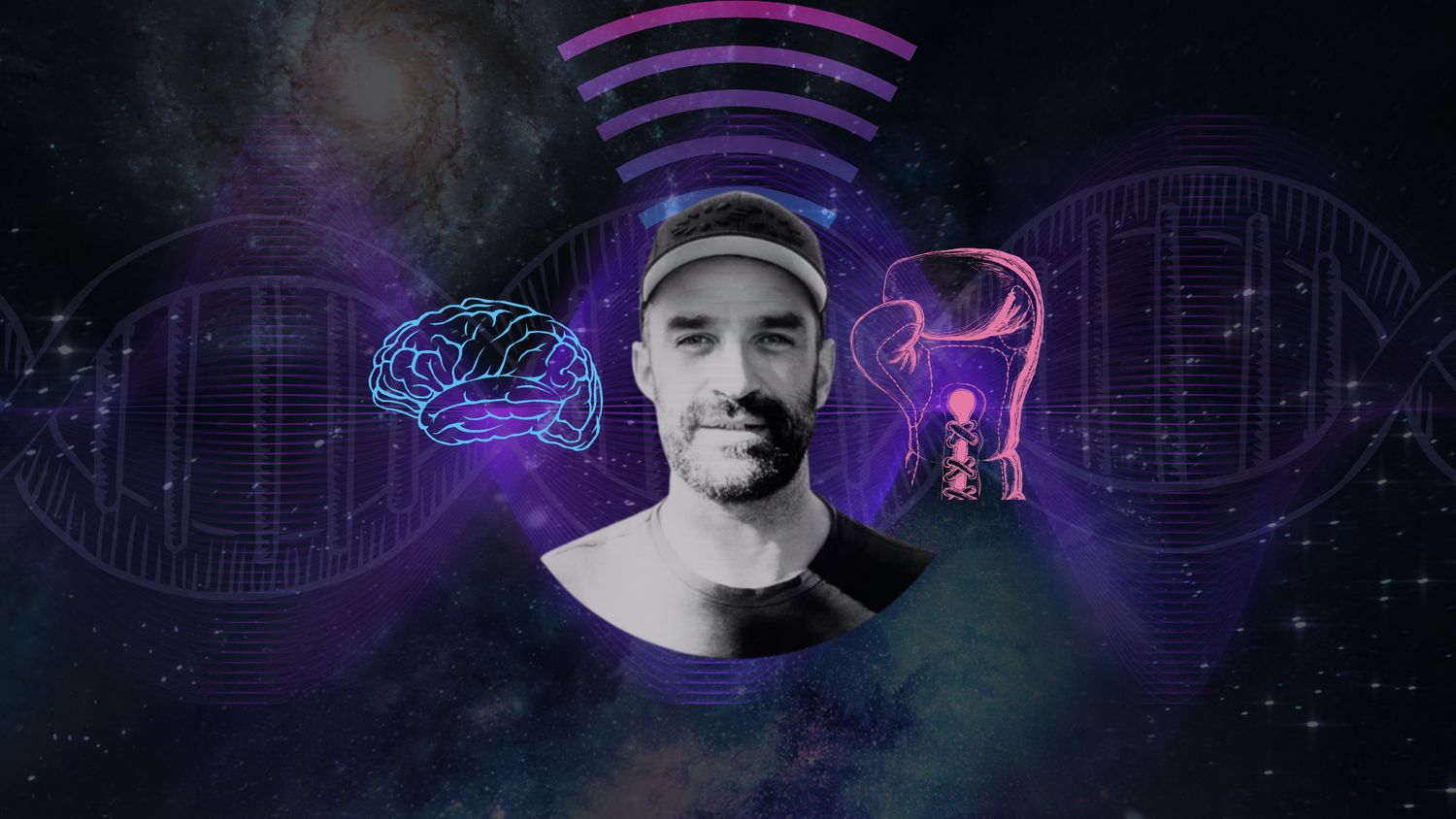 Portrait of Jai with neural artwork